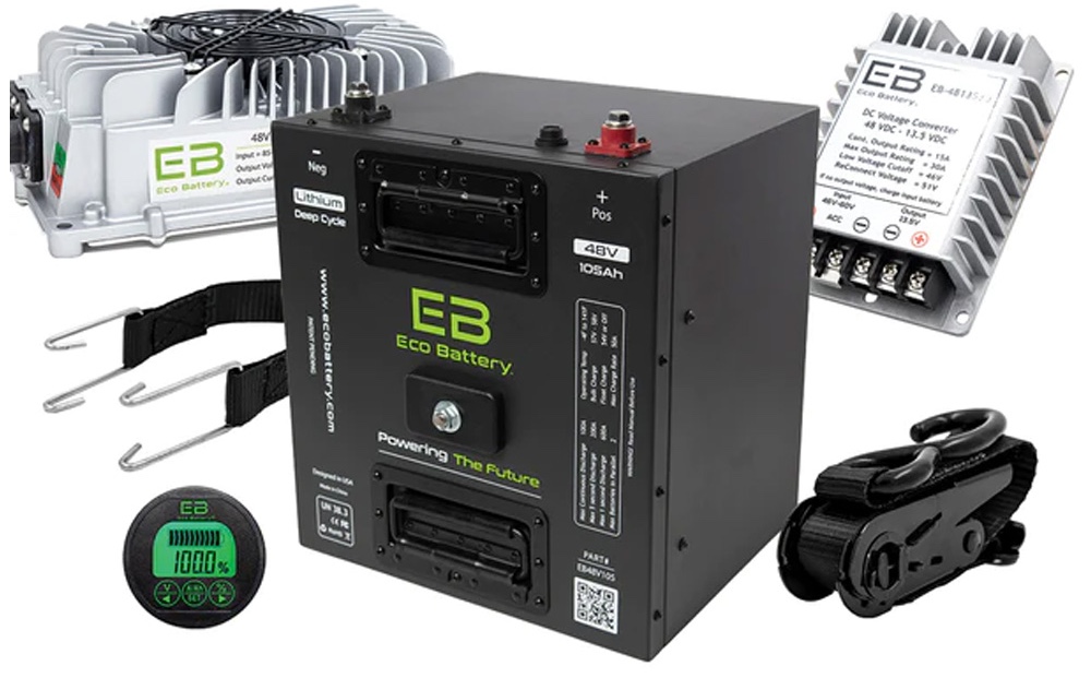 eco battery golf cart lithium