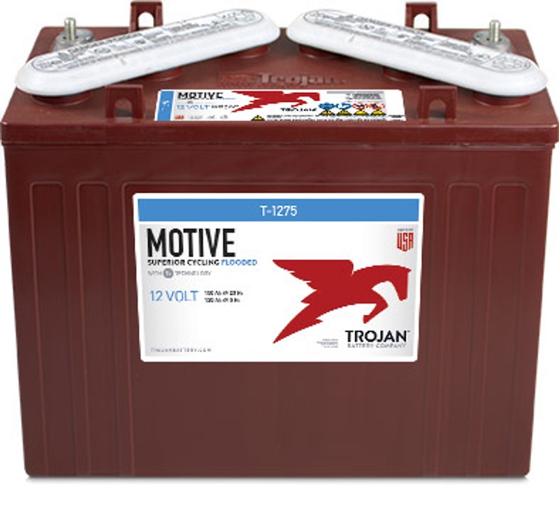 T-1275 12V Deep Cycle Flooded Lead Acid Battery